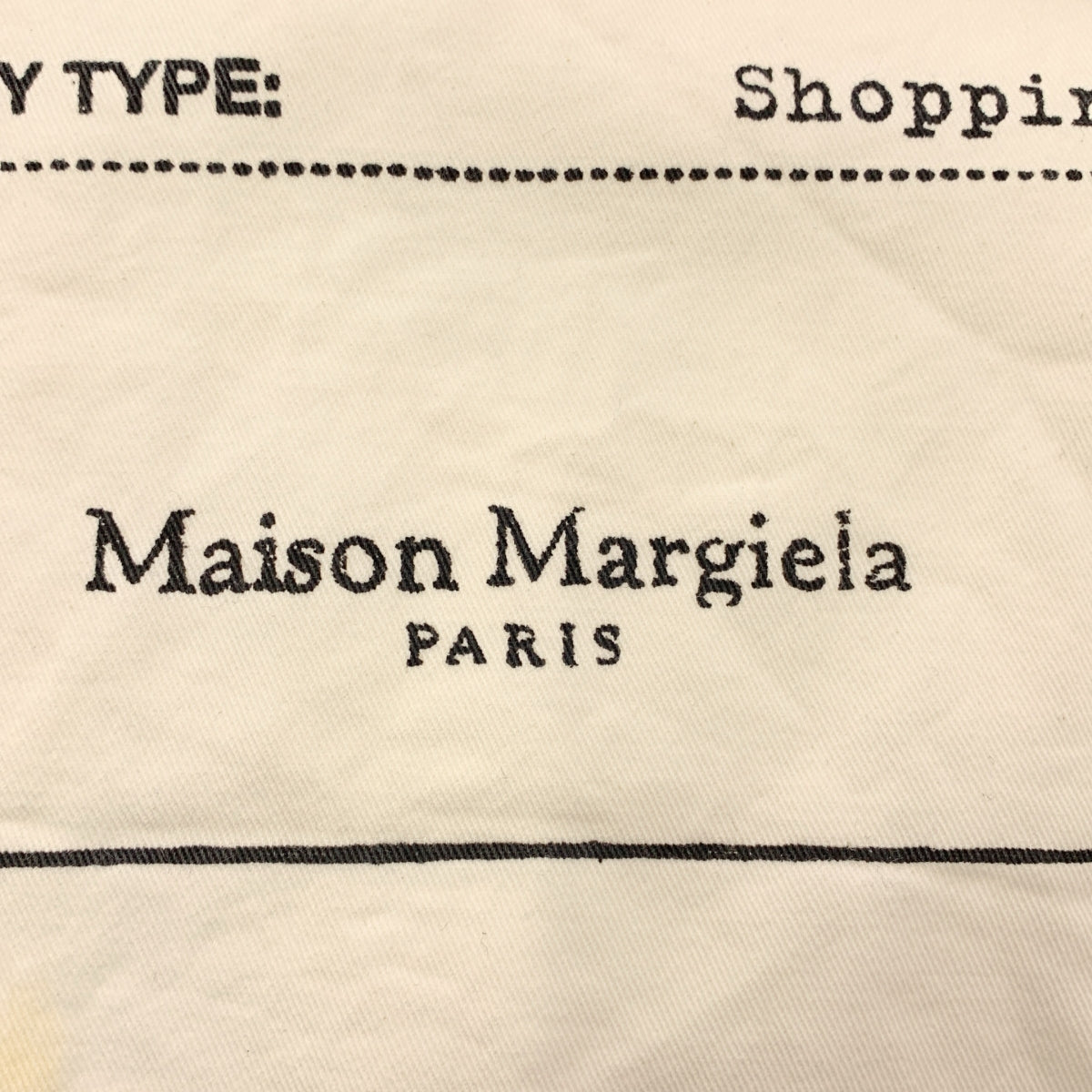 Maison Margiela / 메종 마르제라 | 2021SS | 로고 캔버스 토트 백 / 유니섹스 | UNI | 남성