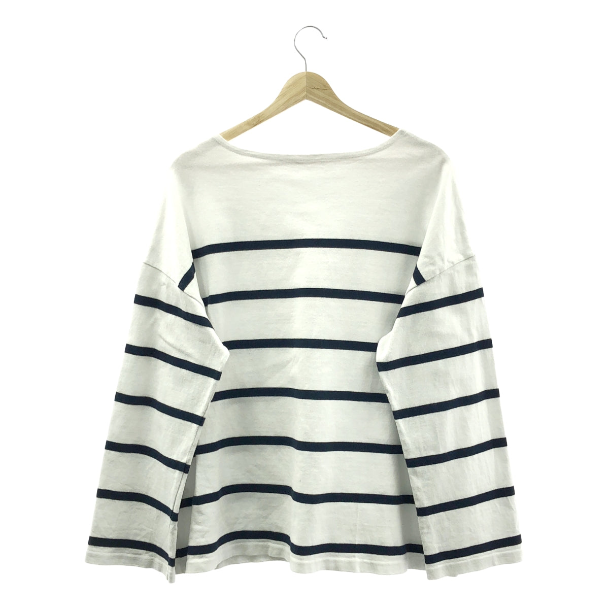 Deuxieme Classe / ドゥーズィエムクラス | 2022SS | コットン ワイドボーダー Tシャツ | F | ホワイト / ネイビー | レディース
