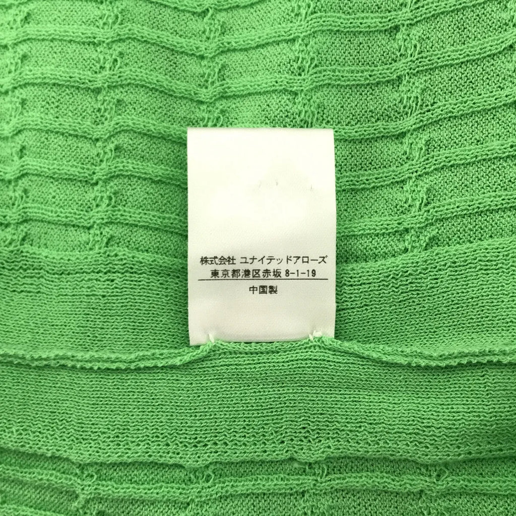 Drawer / ドゥロワー | 2019SS | 18Gケーブル編みショートスリーブニット | F | グリーン | レディース