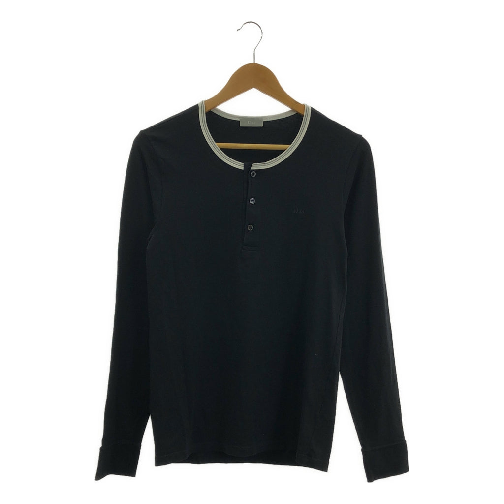 Dior Homme | 棉質Logo刺繡亨利領上衣 | 尺寸46 |