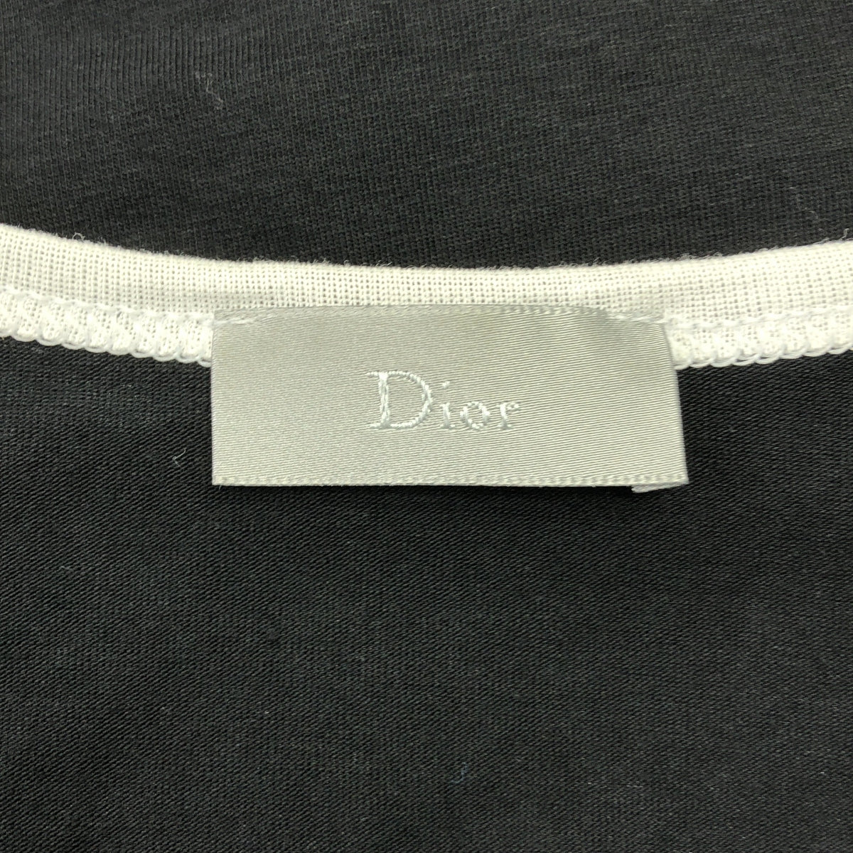 Dior Homme | 棉質Logo刺繡亨利領上衣 | 尺寸46 |