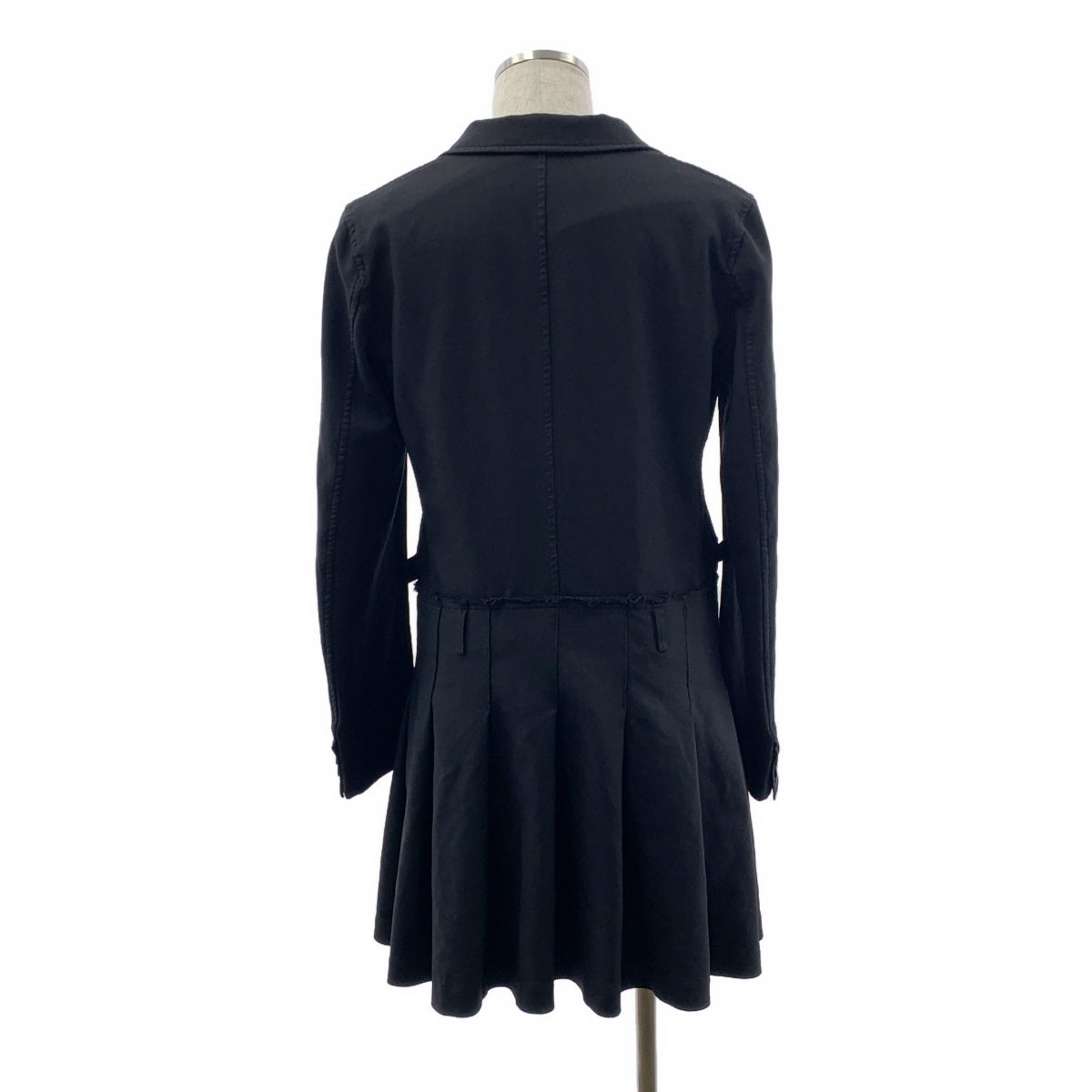 BLACK COMME des GARÇONS | 2015春夏 | 聚酯纖維、精加工、改良、對接、單排扣長外套/外套 | L碼 | 男款