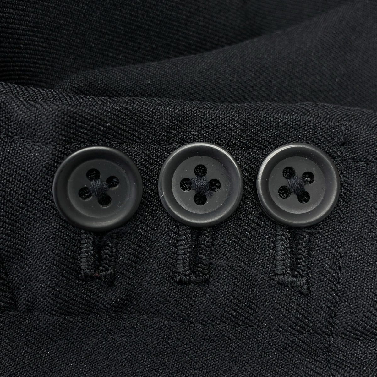 BLACK COMME des GARÇONS | 2015春夏 | 聚酯纖維、精加工、改良、對接、單排扣長外套/外套 | L碼 | 男款