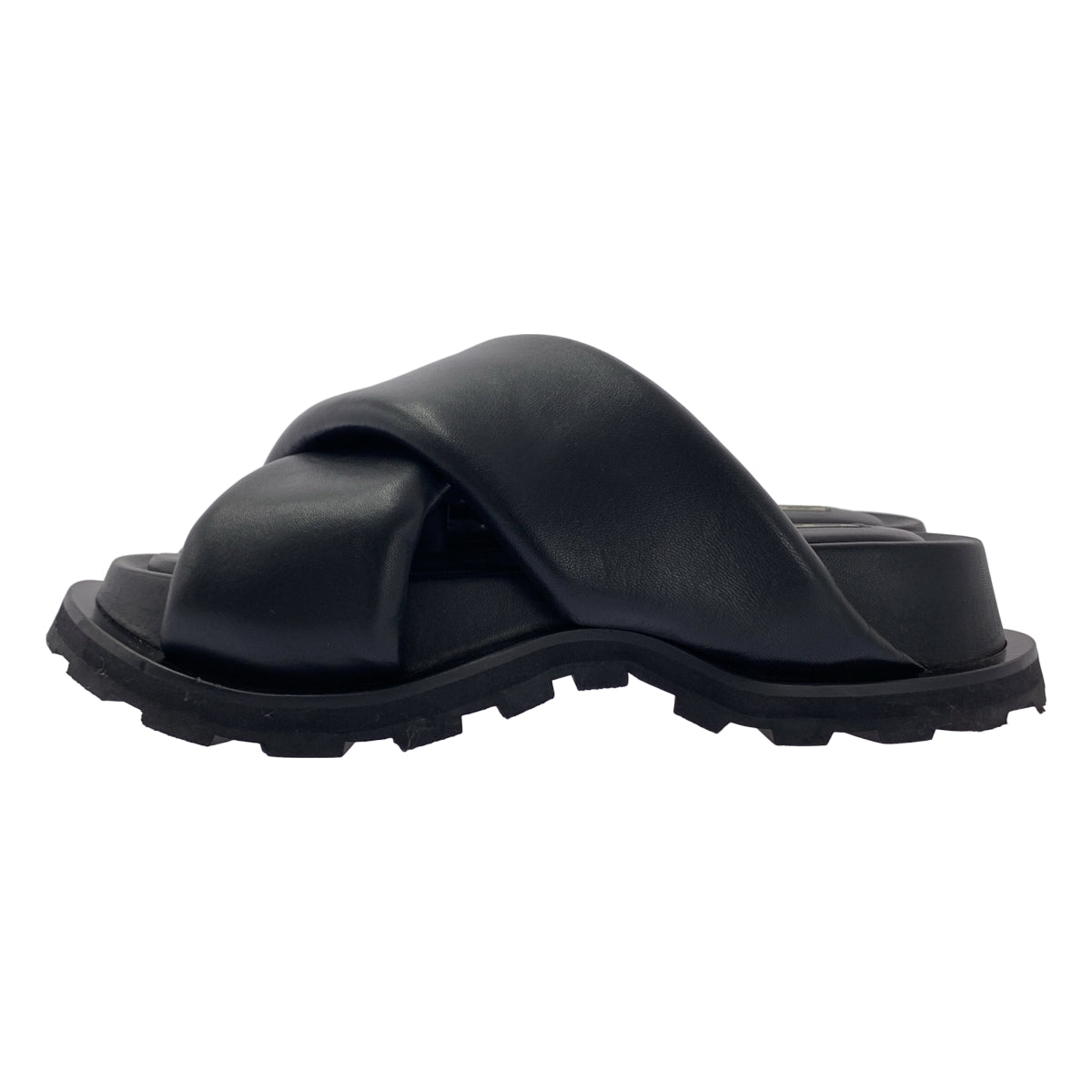 JIL SANDER | 加墊皮革拖鞋 | 尺寸 38 | 女款