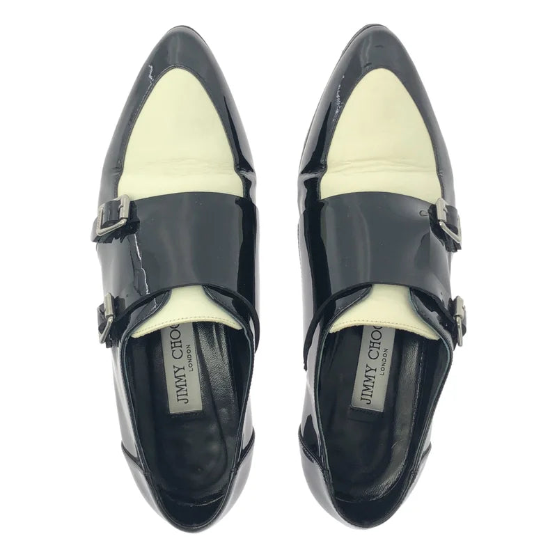 JIMMY CHOO / ジミーチュウ | ダブルモンクストラップ シューズ | 37 1/2 | レディース