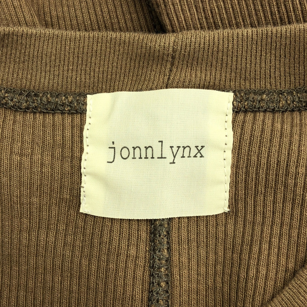 jonnlynx / John Lynx | 羅紋裁剪縫製T卹 |