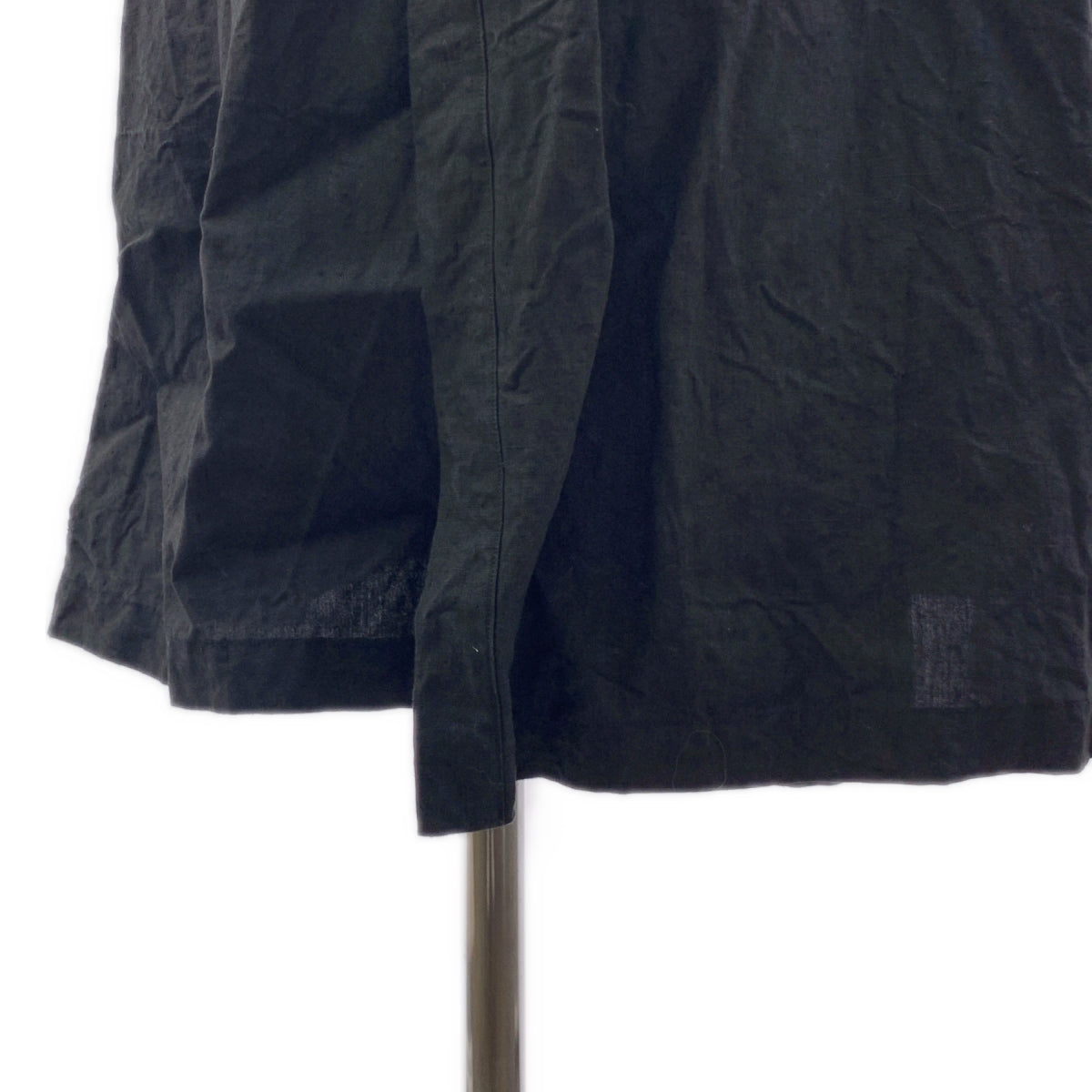 FUMIKA UCHIDA | 亞麻長袍式外套 | 36碼 | 黑色 | 女款