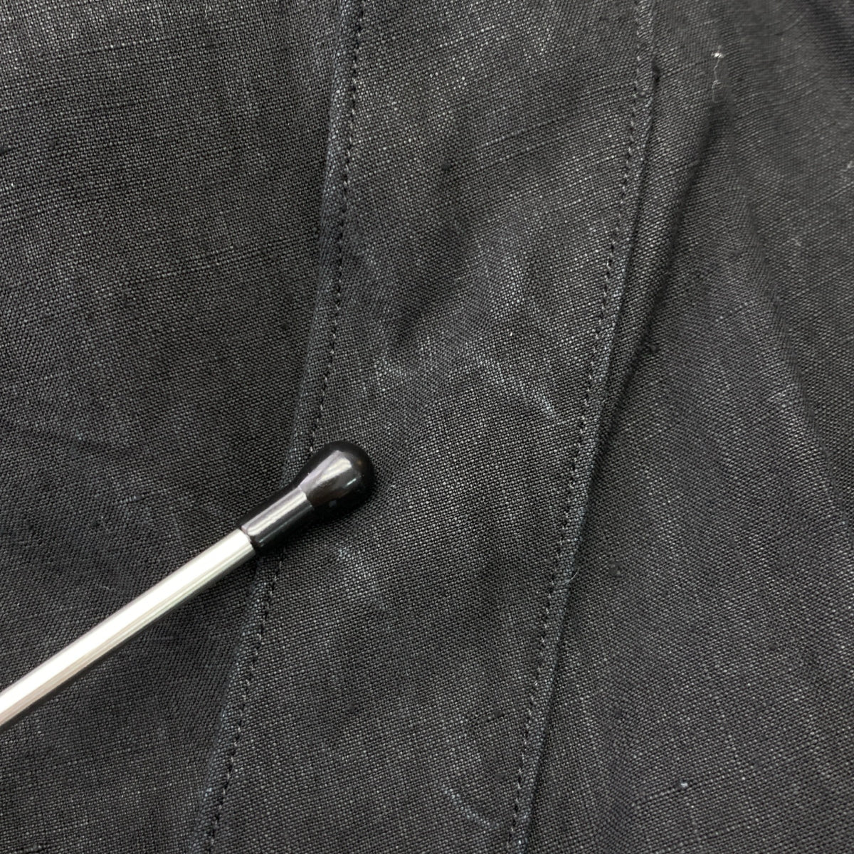 FUMIKA UCHIDA | 亞麻長袍式外套 | 36碼 | 黑色 | 女款