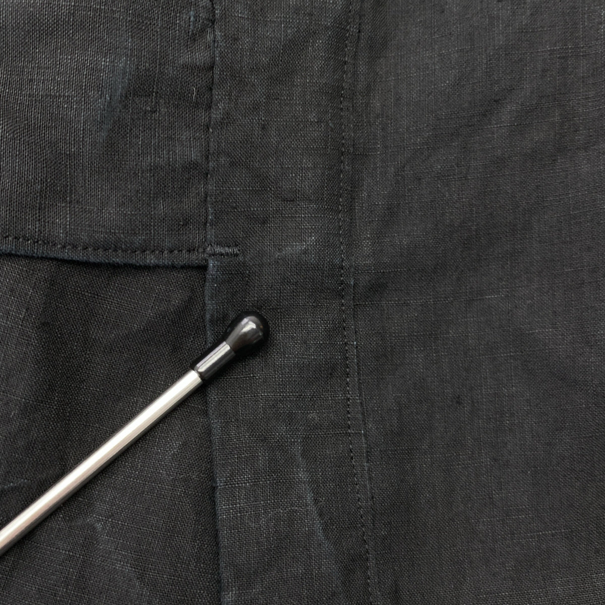 FUMIKA UCHIDA | 亞麻長袍式外套 | 36碼 | 黑色 | 女款