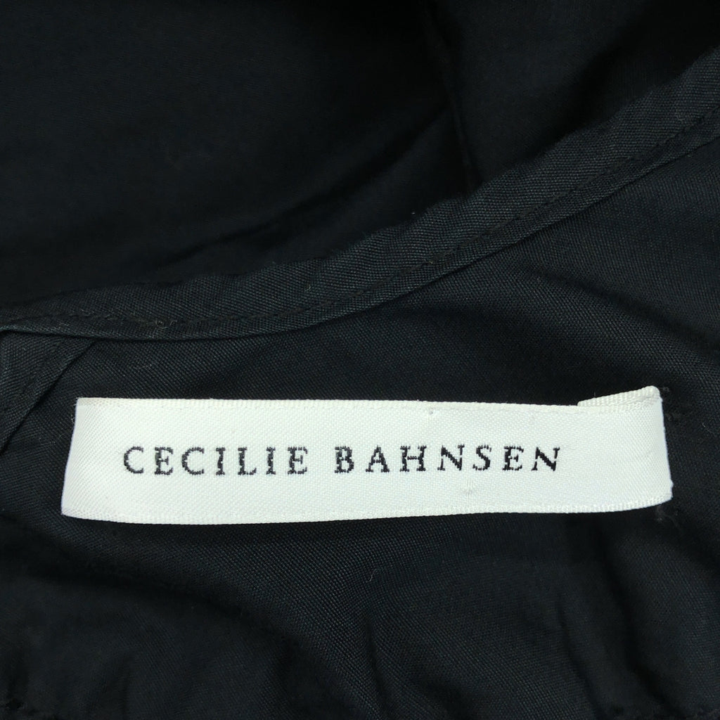 Cecilie Bahnsen | Jojo 洋裝 Jojo 鏤空泡泡袖洋裝連身衣 | UK14 | 黑色 | 女款