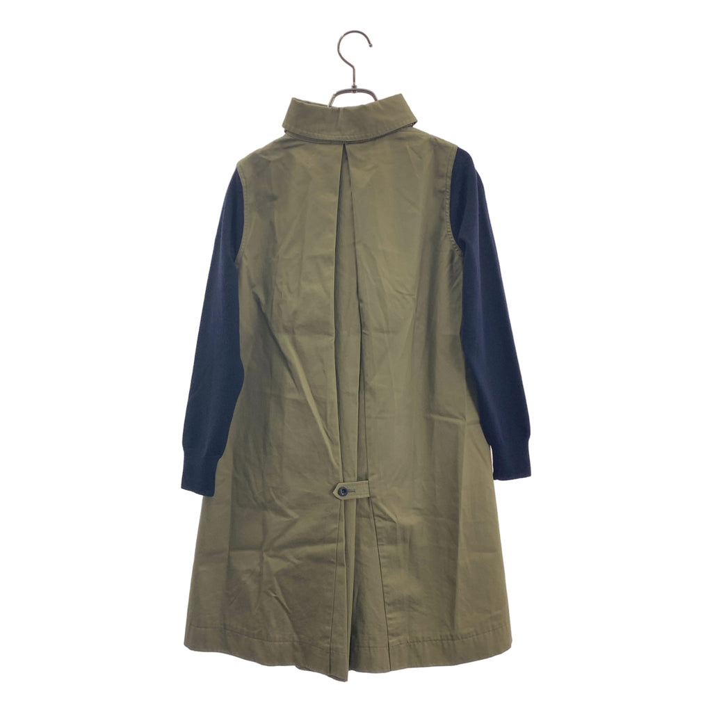 sacai / サカイ | 異素材 切替 ドッキング ニット ドレス ワンピース | 1 | レディース