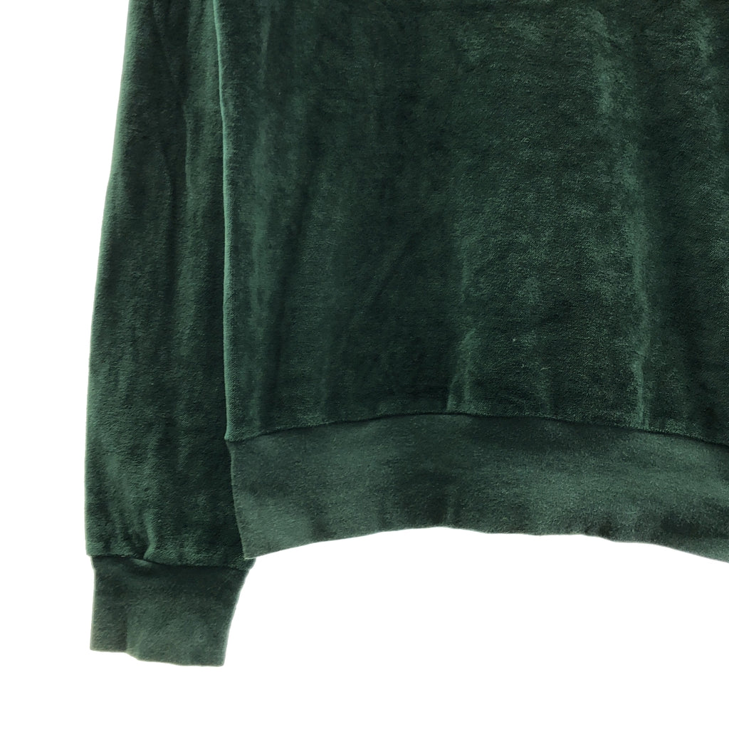 kolor / カラー | 棉質天鵝絨線條拼接圓領運動衫 | 1 | 綠色 | 男士