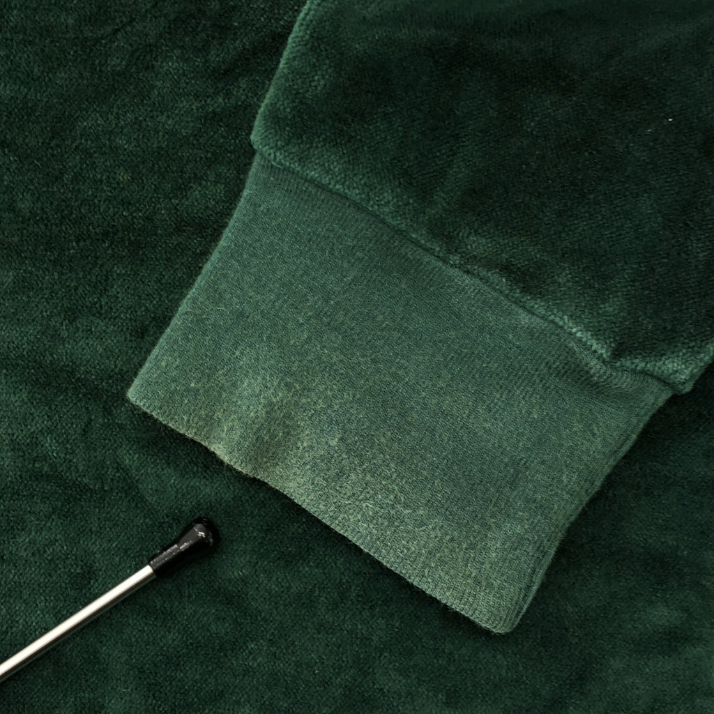 kolor / カラー | 棉質天鵝絨線條拼接圓領運動衫 | 1 | 綠色 | 男士