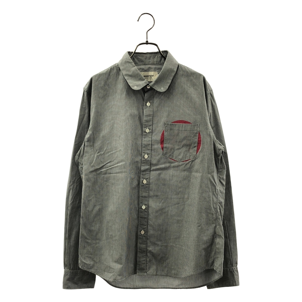 assemble a.k.a AFFA / アッセンブルエーケーエーエーエフエフエー | Striped Round-Neck L/S Shirt ストライプシャツ | M | メンズ