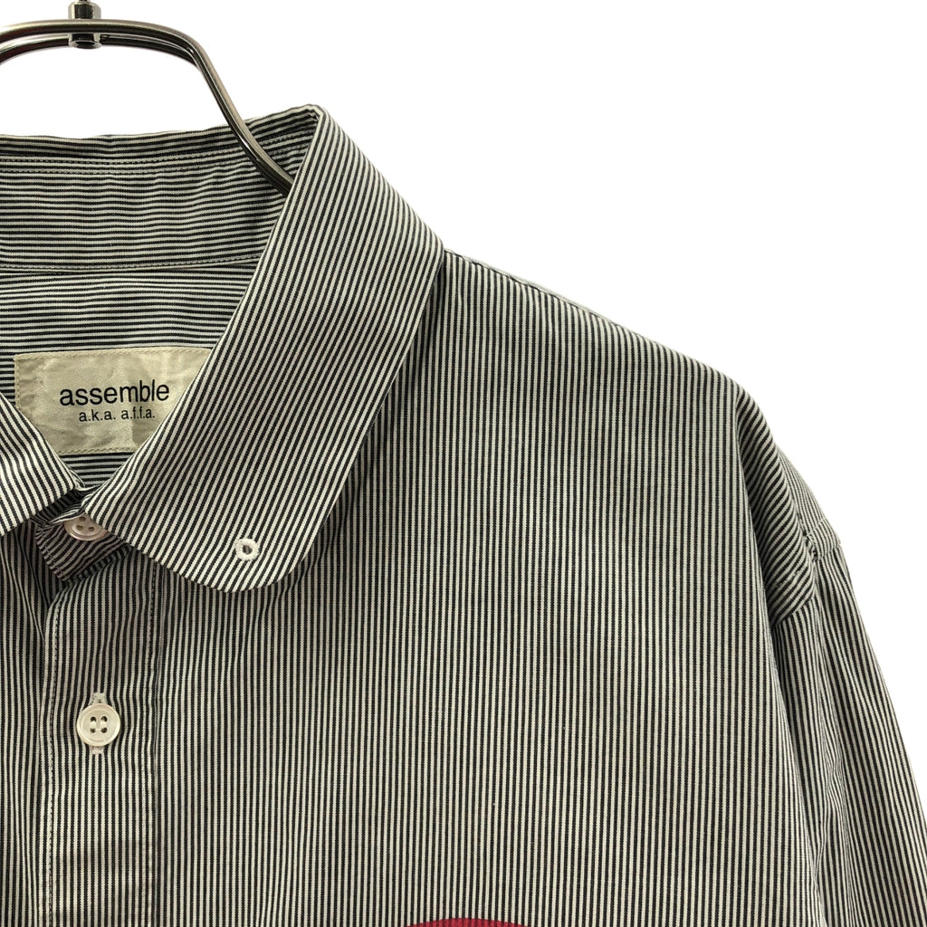 assemble a.k.a AFFA / アッセンブルエーケーエーエーエフエフエー | Striped Round-Neck L/S Shirt ストライプシャツ | M | メンズ
