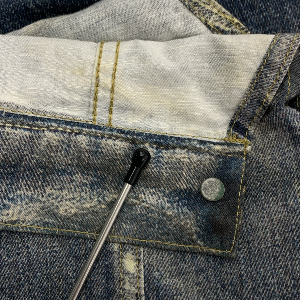 JUNYA WATANABE MAN / ジュンヤワタナベマン | 2022SS | ×Levi's×Berberjin 506XXE 転写プリント ジャケット | S | インディゴ | メンズ
