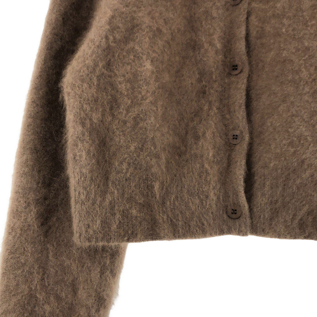 Plage / プラージュ | 2024AW | Fur Back Open / ウール ニット プルオーバー | F | レディース