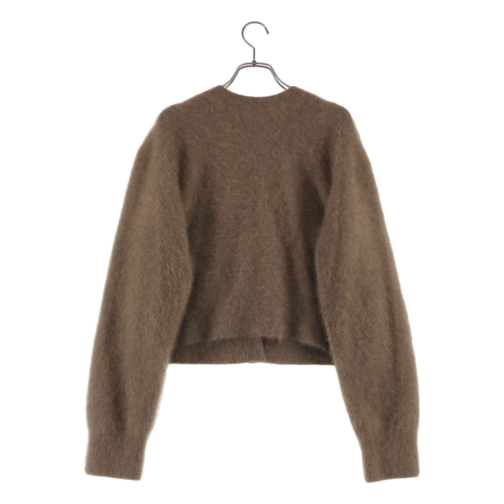 Plage / プラージュ | 2024AW | Fur Back Open / ウール ニット プルオーバー | F | レディース