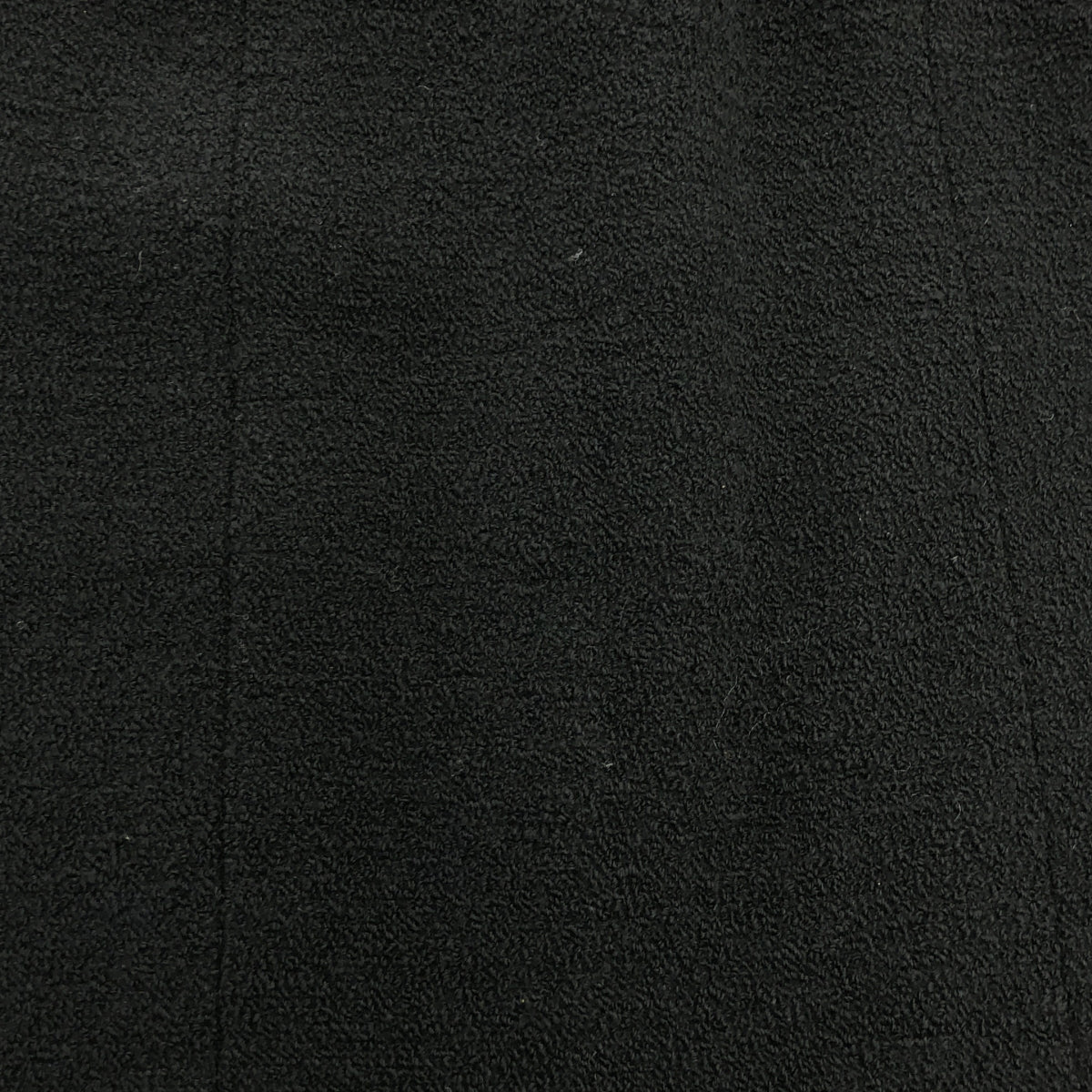 香奈兒 | 90 年代~ / 1994AW 羊毛粗花呢後拉鍊裙 / Coco Mark 全襯裡 |尺寸 40 |黑色 |女性的