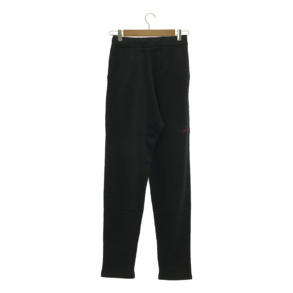 SANZOU TOKYO / サンゾウ | Shaggy Dog Knit Pants シャギードッグニット パンツ | L | ブラック | メンズ