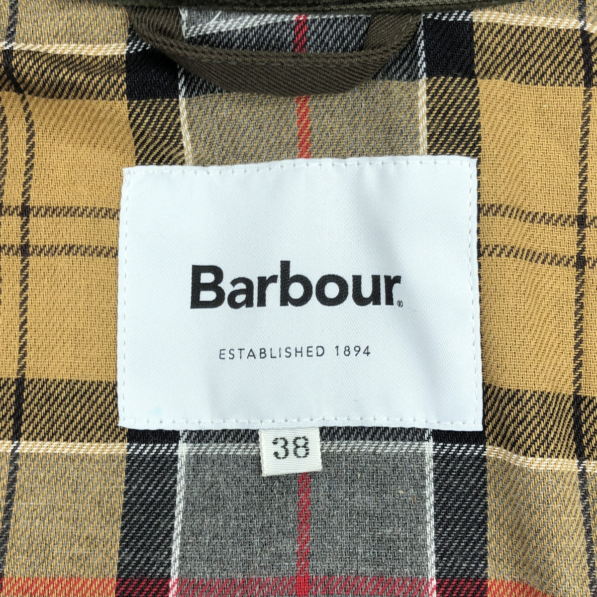 Barbour / バブアー | × TOMORROWLAND OVERSIZED HIKING ウールコットンツイル フーデッド コート | 38 | ブラウン | レディース