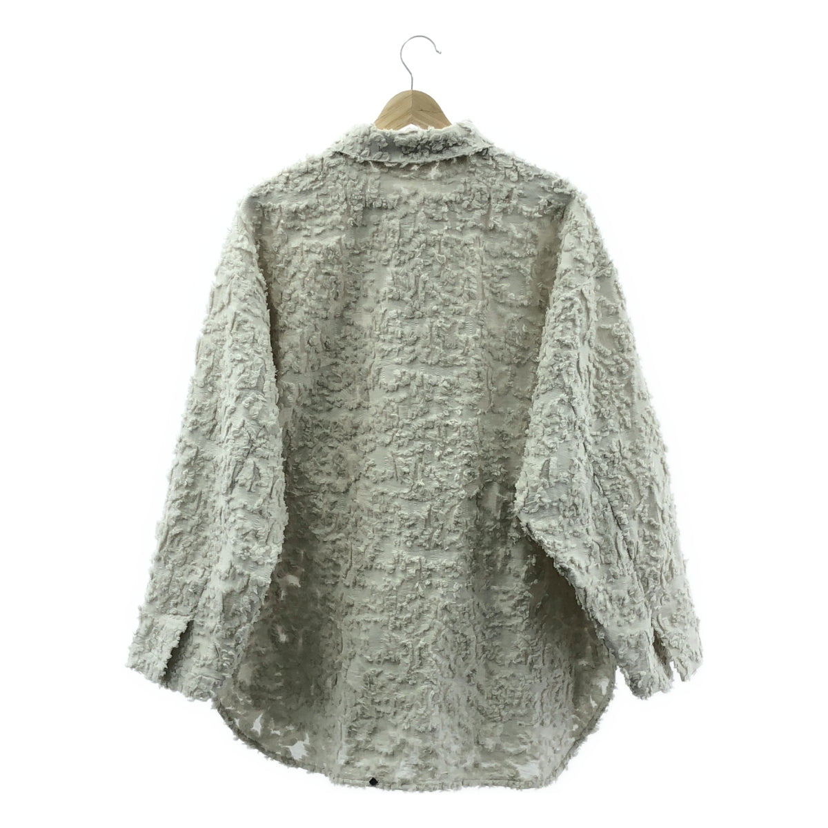 ETRE TOKYO | 剪裁提花襯衫 | F碼 | 米白色 | 女款