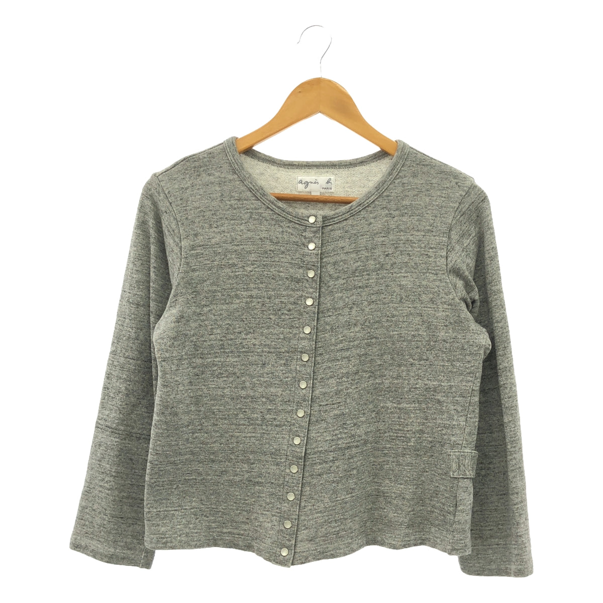 Agnes b. | Cotton crew neck cardigan | T3 | Women's