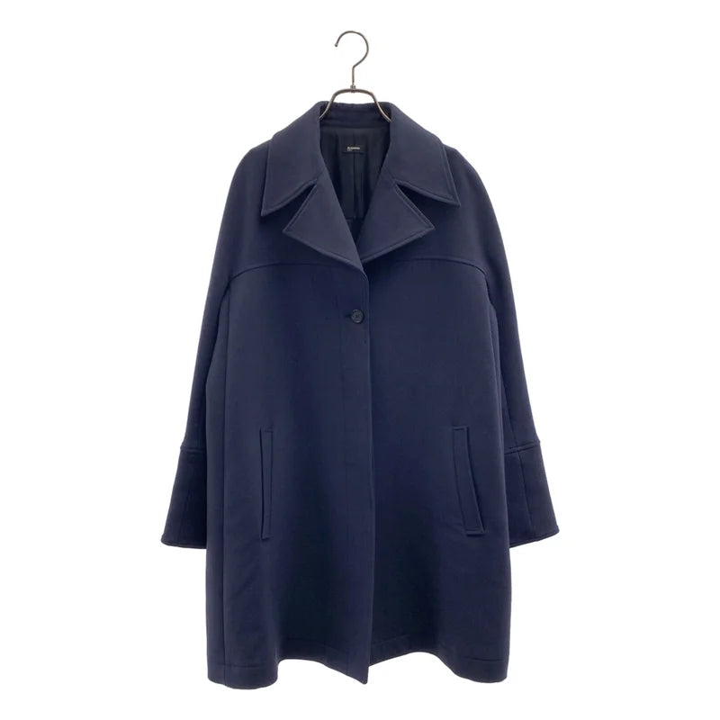 JIL SANDER NAVY / ジルサンダーネイビー | ロング チェスターコート | 38 | レディース