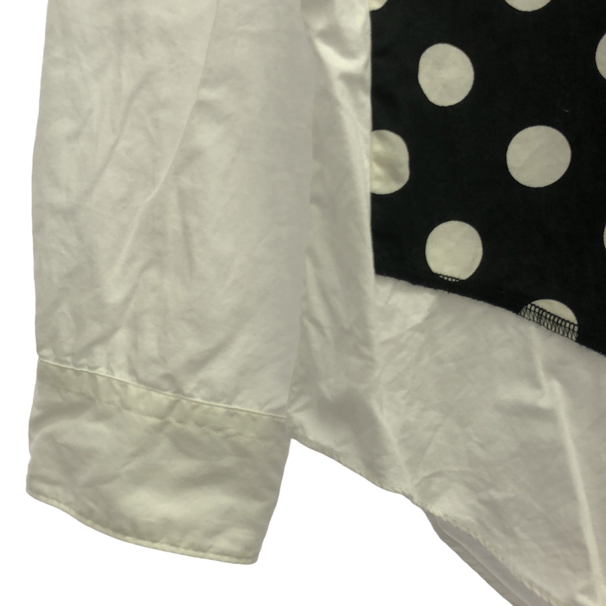 BLACK COMME des GARCONS | AD2014 | Polka dot cotton shirt | XL | Men's