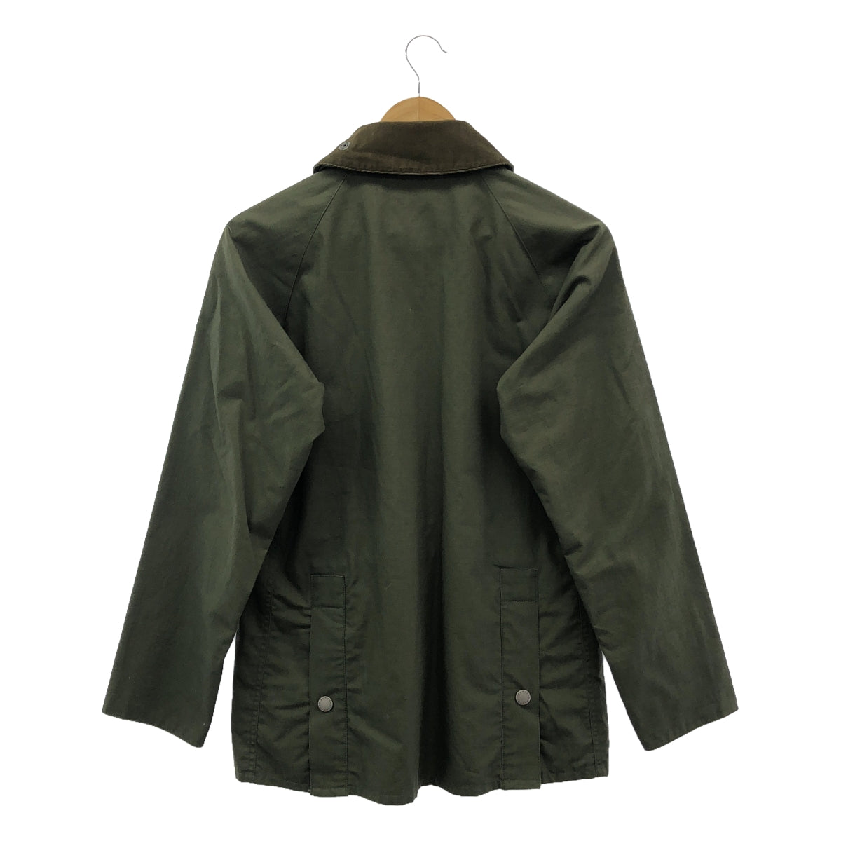 Barbour / バブアー | × BEAMS ビームス別注 BEDALE SL RIPSTOP ビデイル リネン混 襟コーデュロイ リップストップ ジャケット | S | オリーブ | メンズ