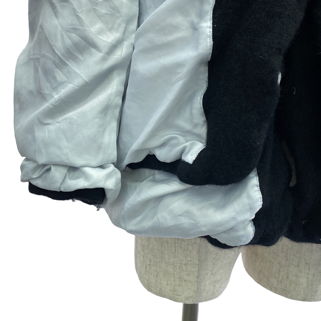 COMME des GARCONS HOMME PLUS / コムデギャルソンオムプリュス | 2024AW | ウール縮絨 インサイドアウト レイヤード ジャケット | M | ブラック / ホワイト | メンズ