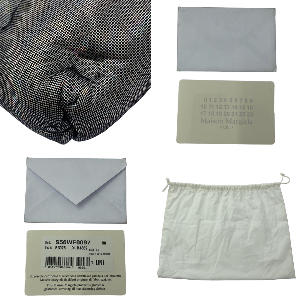 Maison Margiela / メゾンマルジェラ | 2019AW | GLAM SLAM グラムスラム メタリック レザー 2WAY ショルダーバッグ | シルバー | レディース
