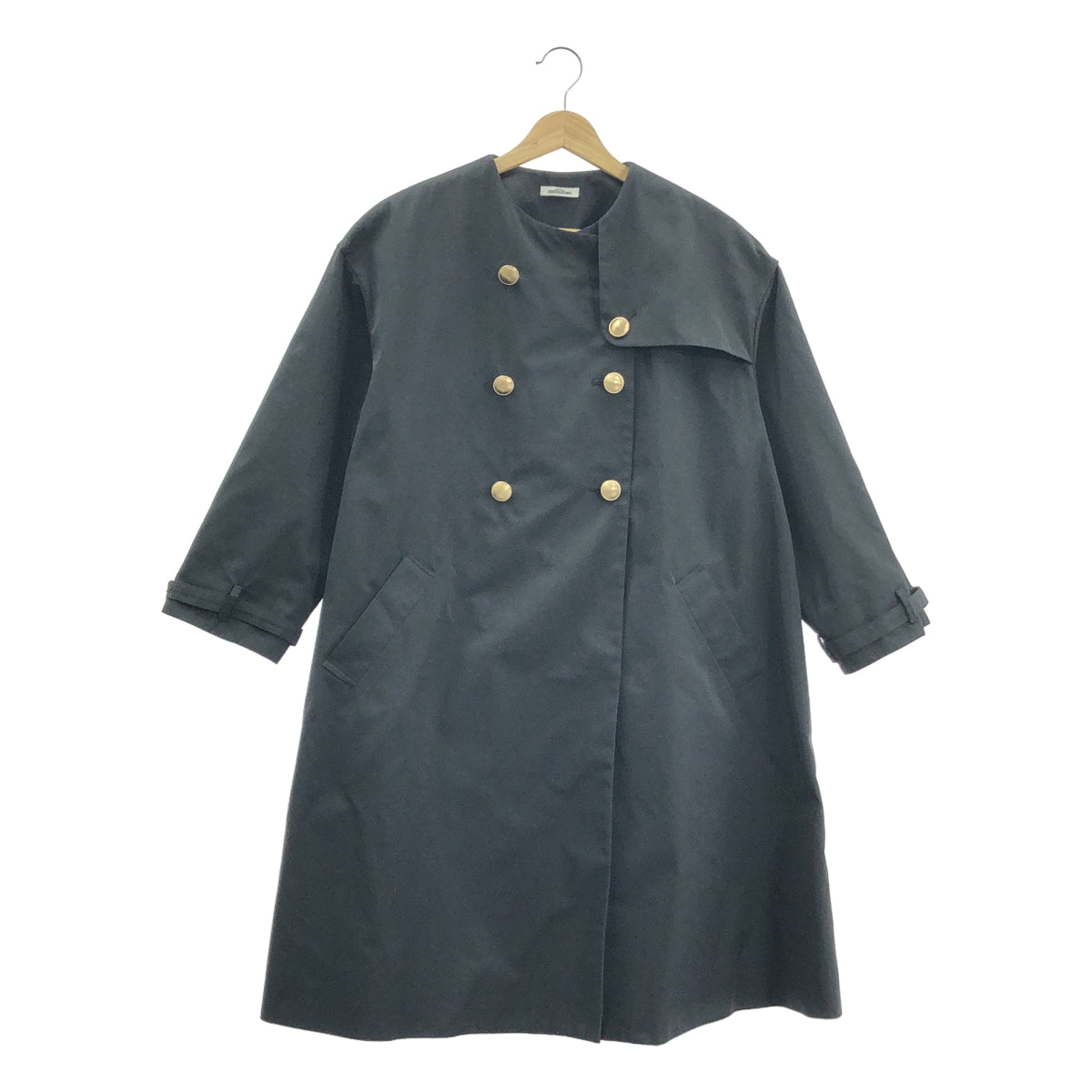 【美品】  【atelier KEISUZUKI / アトリエ ケイスズキ】 | 【atelier KEISUZUKI / アトリエ ケイスズキ】 DYUMA trench デュマトレンチコート | ブラック | レディース