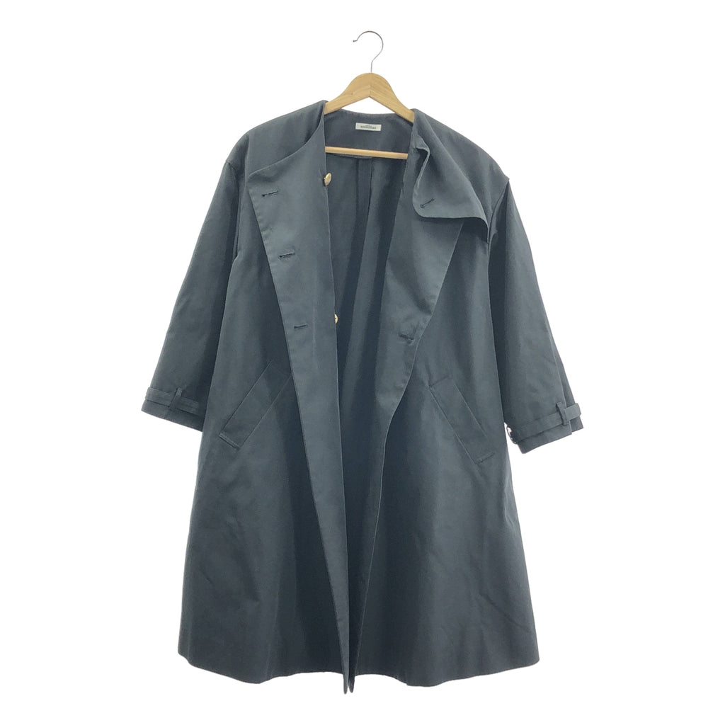 【美品】  【atelier KEISUZUKI / アトリエ ケイスズキ】 | 【atelier KEISUZUKI / アトリエ ケイスズキ】 DYUMA trench デュマトレンチコート | ブラック | レディース