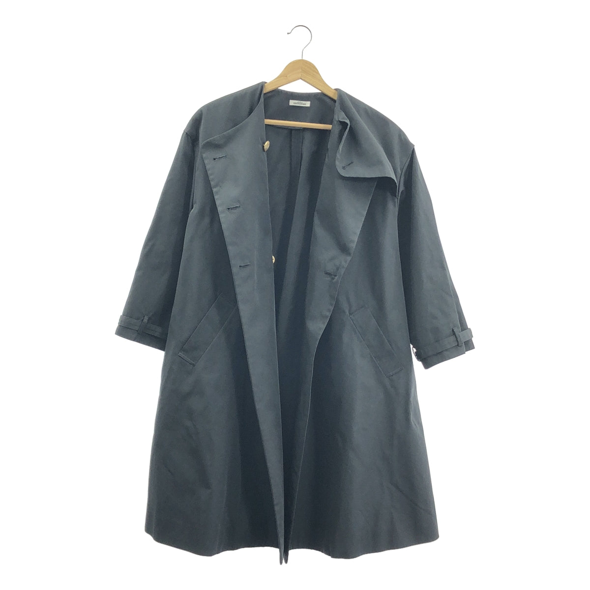 【美品】  【atelier KEISUZUKI / アトリエ ケイスズキ】 | 【atelier KEISUZUKI / アトリエ ケイスズキ】 DYUMA trench デュマトレンチコート | ブラック | レディース