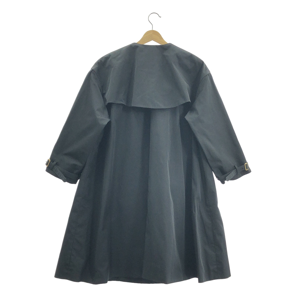 【美品】  【atelier KEISUZUKI / アトリエ ケイスズキ】 | 【atelier KEISUZUKI / アトリエ ケイスズキ】 DYUMA trench デュマトレンチコート | ブラック | レディース
