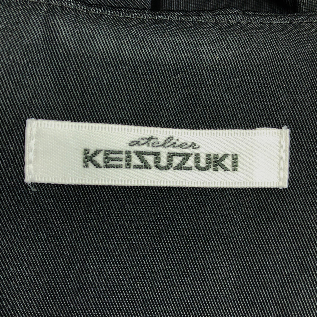 【美品】  【atelier KEISUZUKI / アトリエ ケイスズキ】 | 【atelier KEISUZUKI / アトリエ ケイスズキ】 DYUMA trench デュマトレンチコート | ブラック | レディース