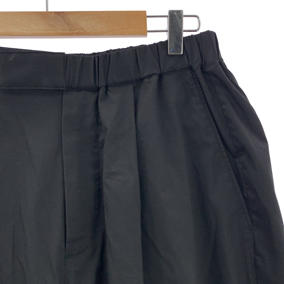 【新品】  Graphpaper / グラフペーパー | 2025SS | Solotex Twill Wide Chef Pants ソロテックス ツイル ワイド シェフパンツ | 1 | ブラック | メンズ