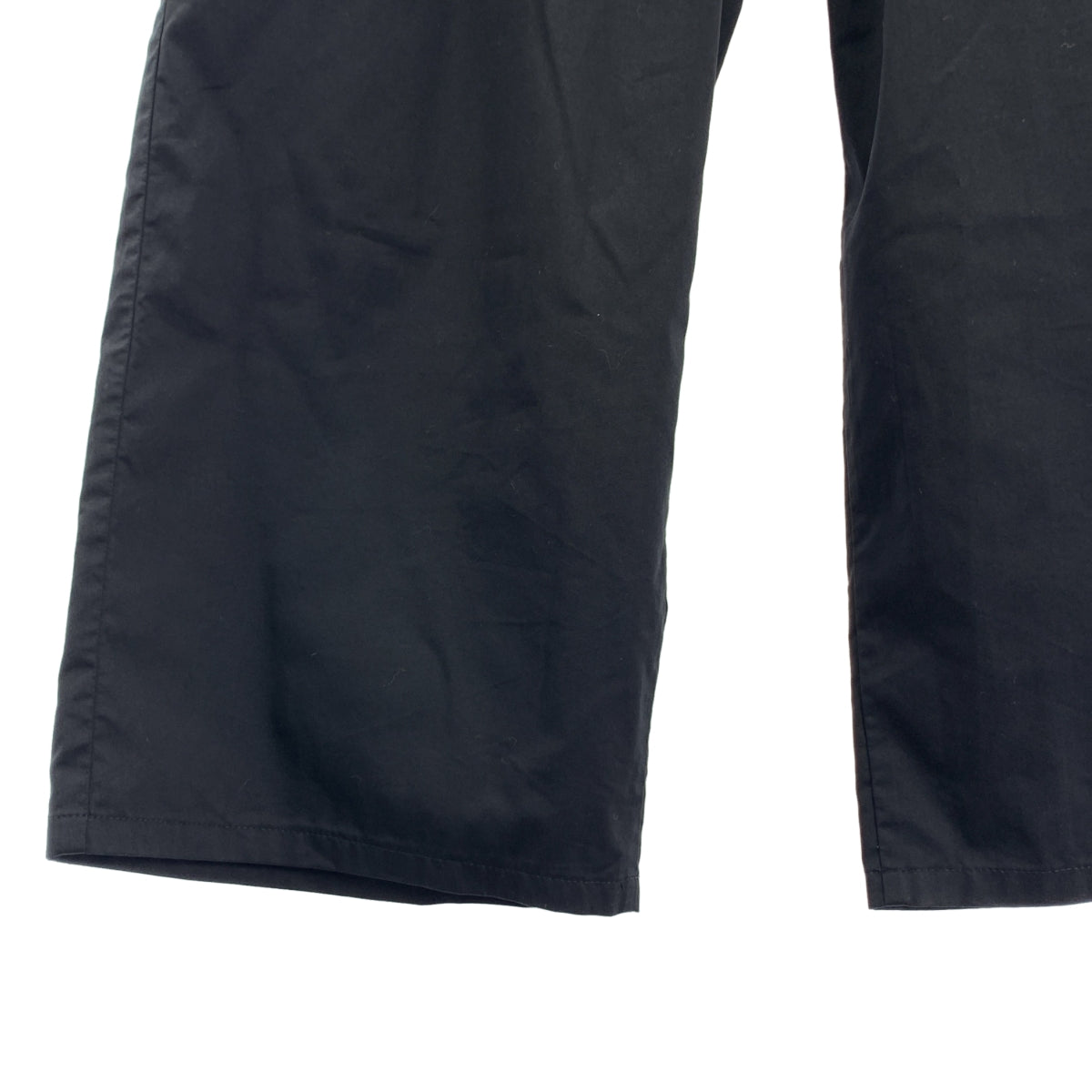 [新品] Graphpaper | 2025SS | Solotex 斜紋寬廚師褲 | 尺寸 1 | 黑色 | 男款