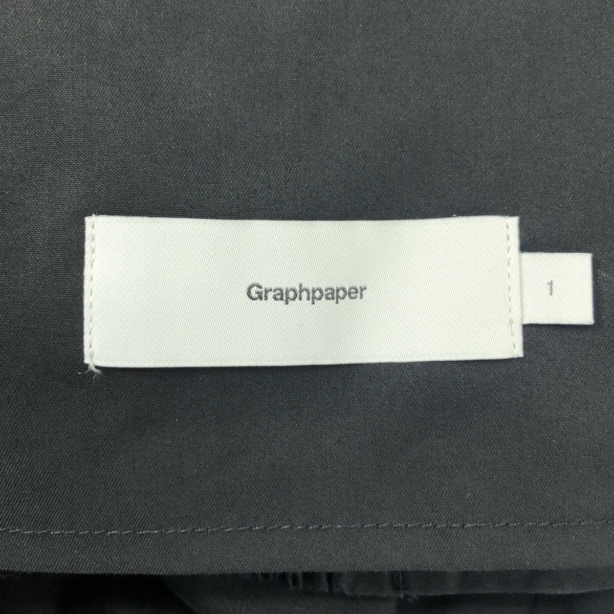 【新品】  Graphpaper / グラフペーパー | 2025SS | Solotex Twill Wide Chef Pants ソロテックス ツイル ワイド シェフパンツ | 1 | ブラック | メンズ