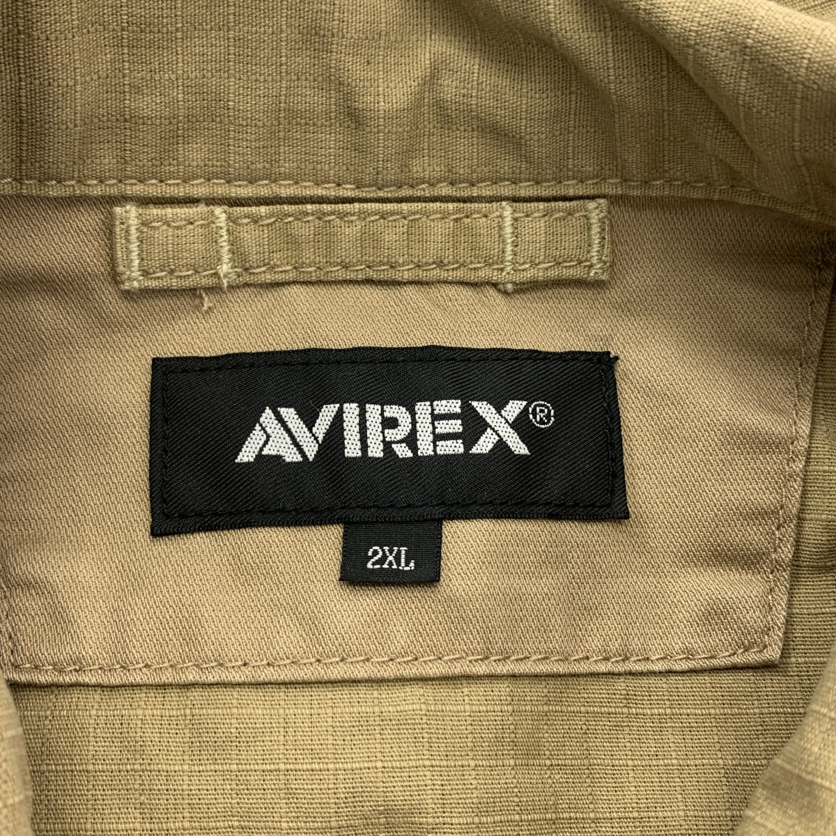 AVIREX / 아빌렉스 | 리메이크 밀리터리 셔츠 | 2XL | 남성