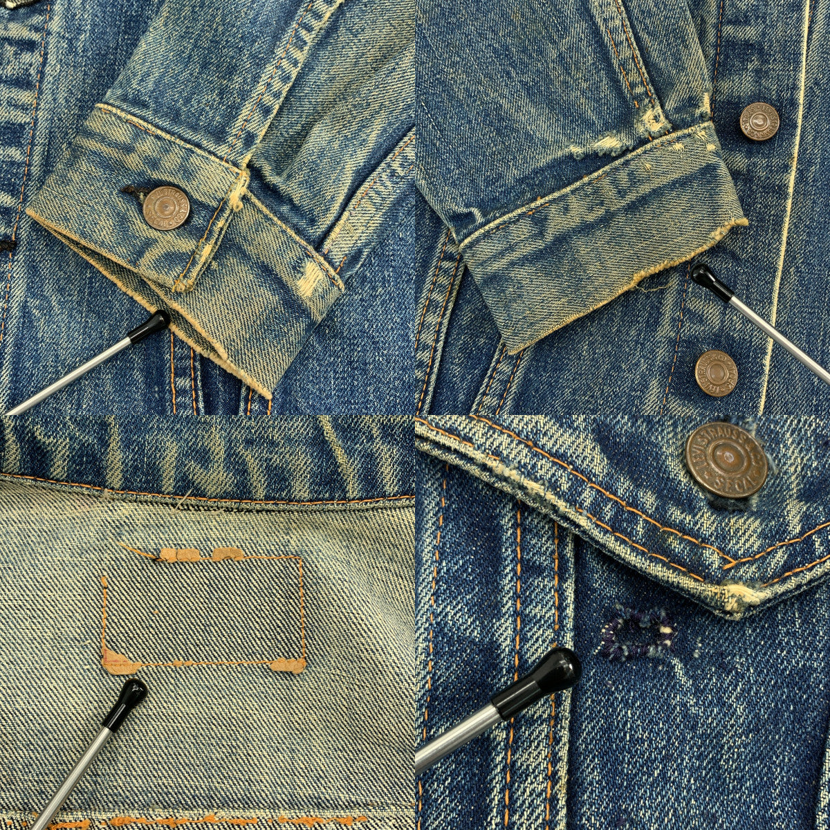 Levi's / リーバイス | 1960s | 70505 4thモデル BigE 不均等V デニム トラッカージャケット |