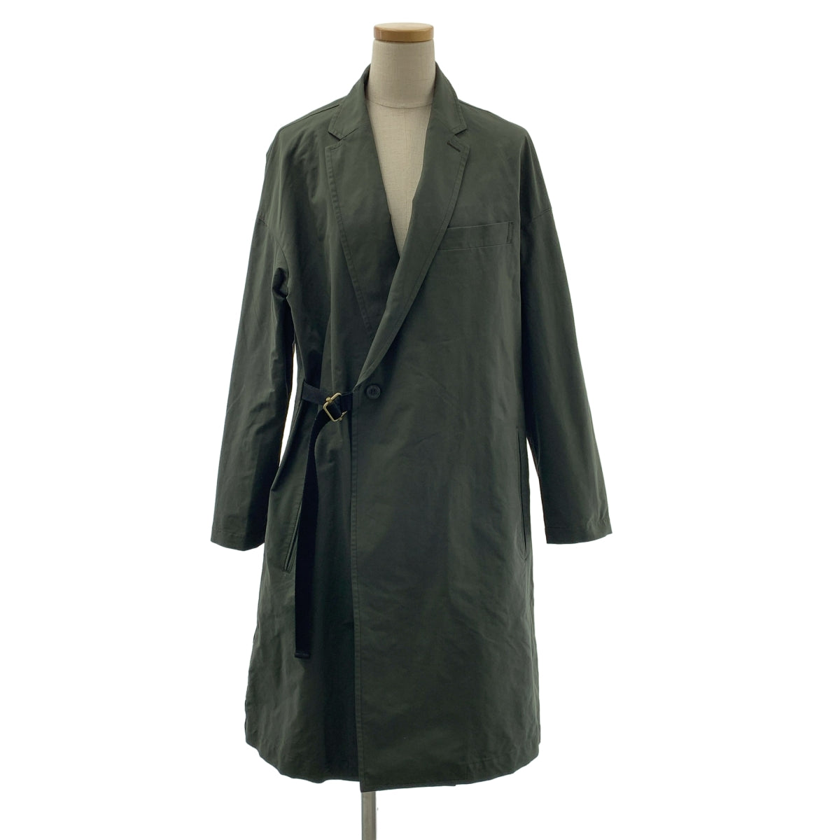 THE RERACS / ザリラクス | LOOSE CHESTERFIELD COAT / オーバーシルエット シングル コート | 38 | レディース