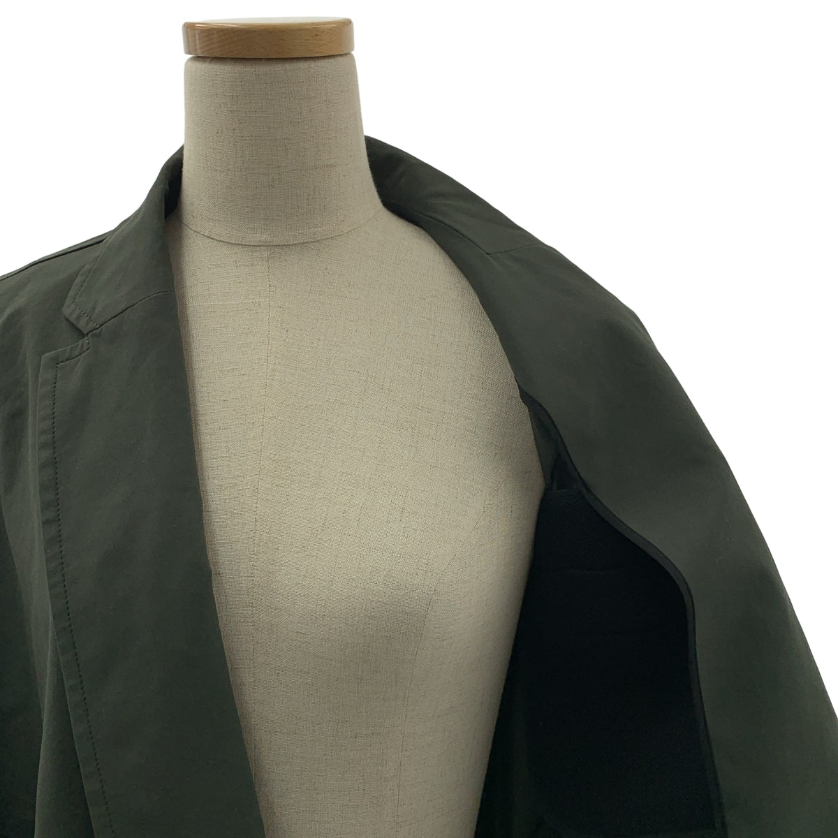 THE RERACS / ザリラクス | LOOSE CHESTERFIELD COAT / オーバーシルエット シングル コート | 38 | レディース