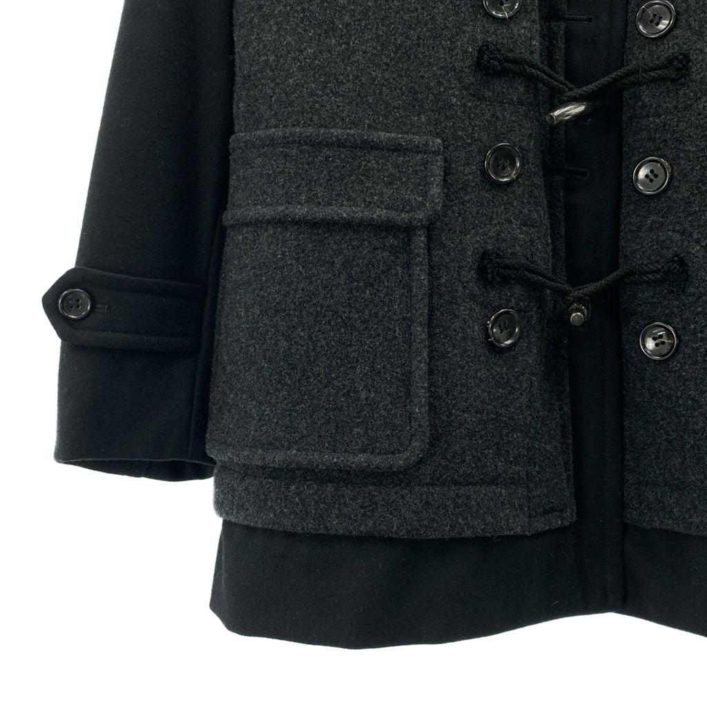 COMME des GARCONS HOMME PLUS / コムデギャルソンオムプリュス | 2009AW | ウール 中綿 ドッキング ダッフルコート | XS | メンズ