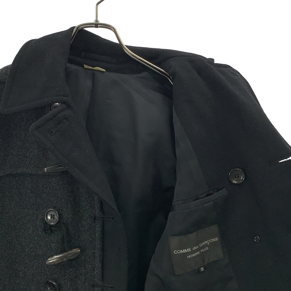 COMME des GARCONS HOMME PLUS / コムデギャルソンオムプリュス | 2009AW | ウール 中綿 ドッキング ダッフルコート | XS | メンズ