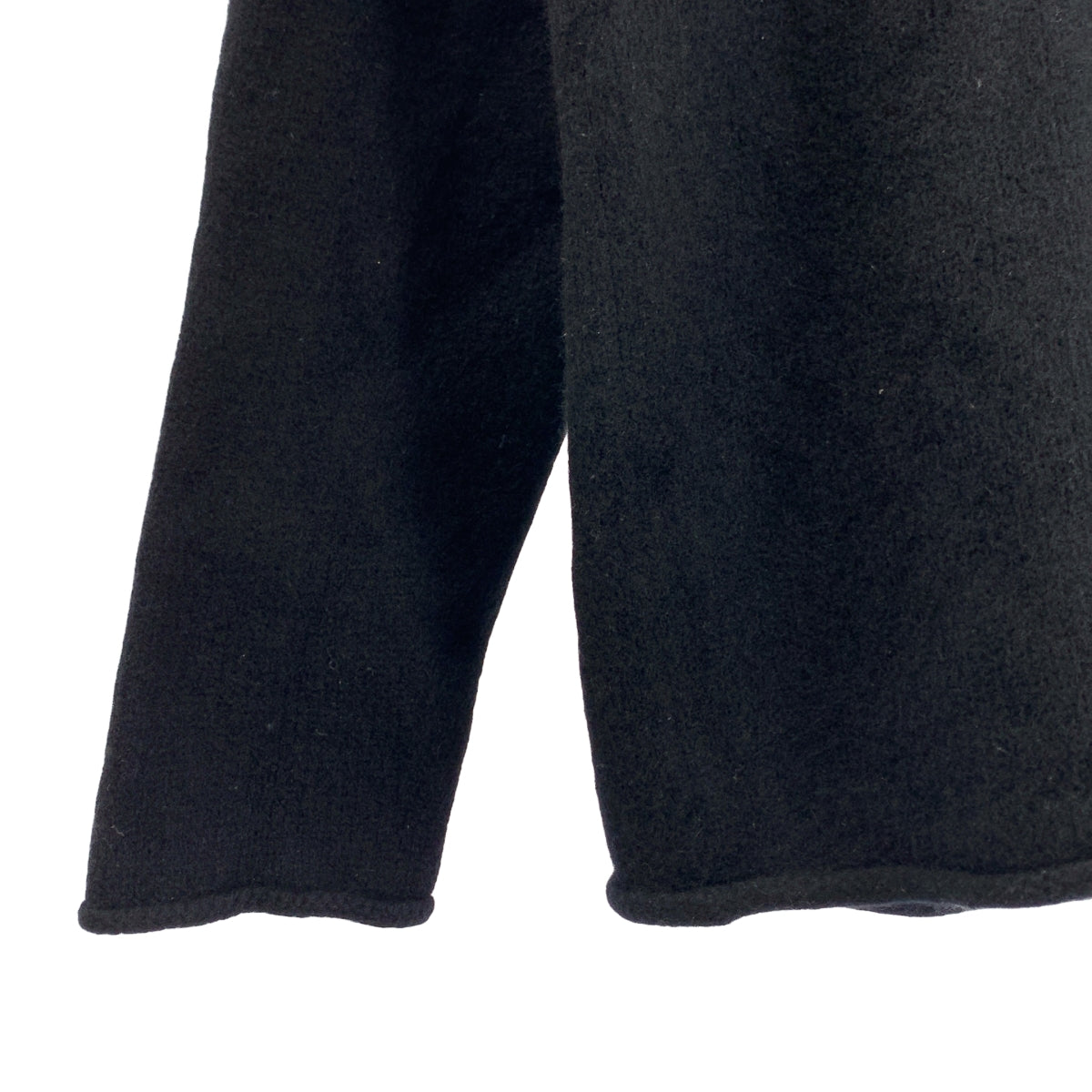 MOTHER HAND ARTISAN / マザーハンドアルチザン | ARLON アルロン ウール タートルネック ニット | 4 | ブラック | メンズ