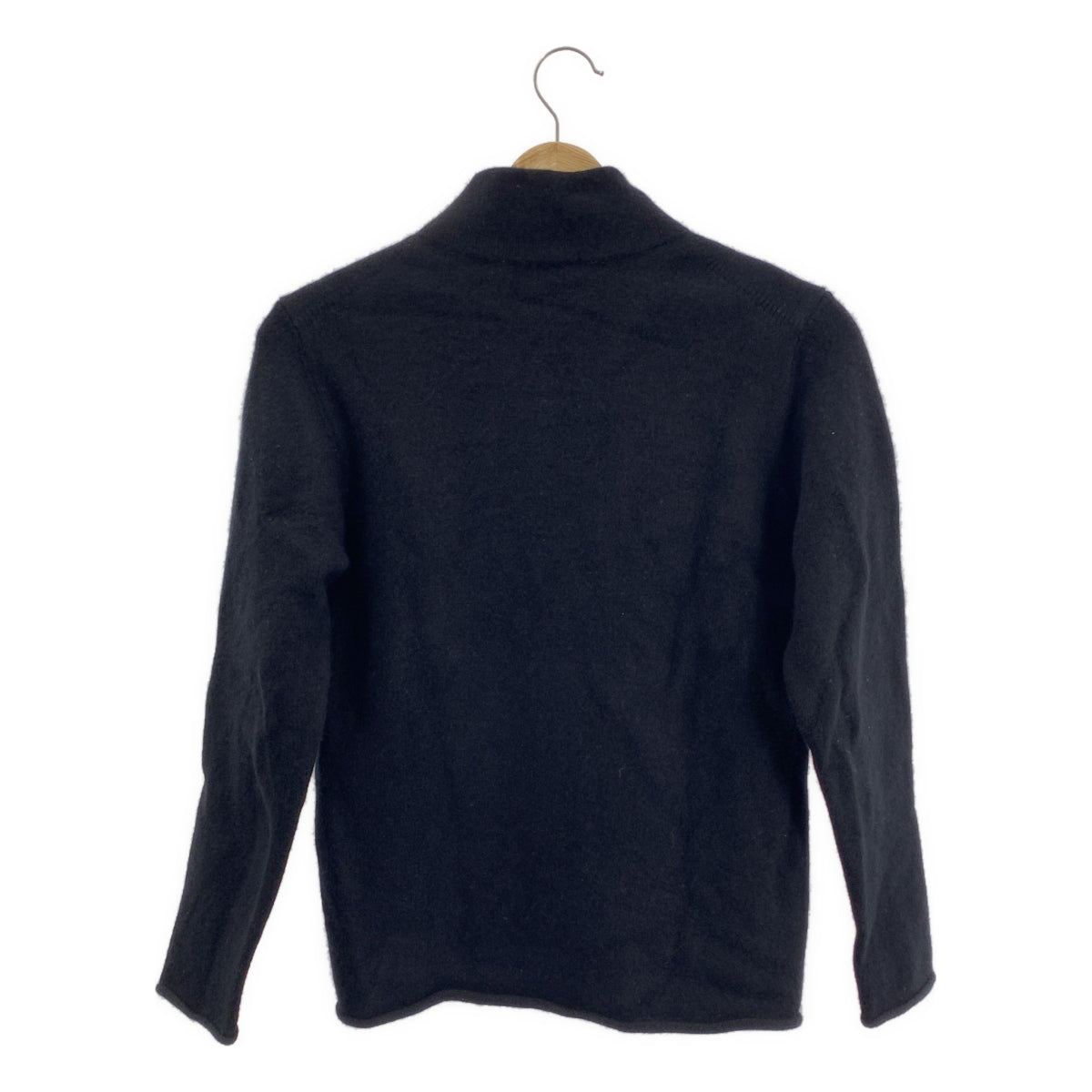 MOTHER HAND ARTISAN / マザーハンドアルチザン | ARLON アルロン ウール タートルネック ニット | 4 | ブラック | メンズ