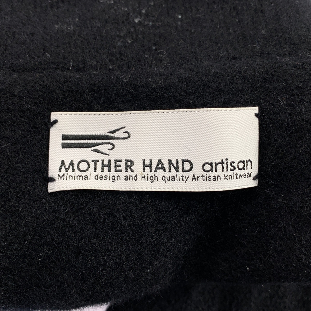 MOTHER HAND ARTISAN / マザーハンドアルチザン | ARLON アルロン ウール タートルネック ニット | 4 | ブラック | メンズ
