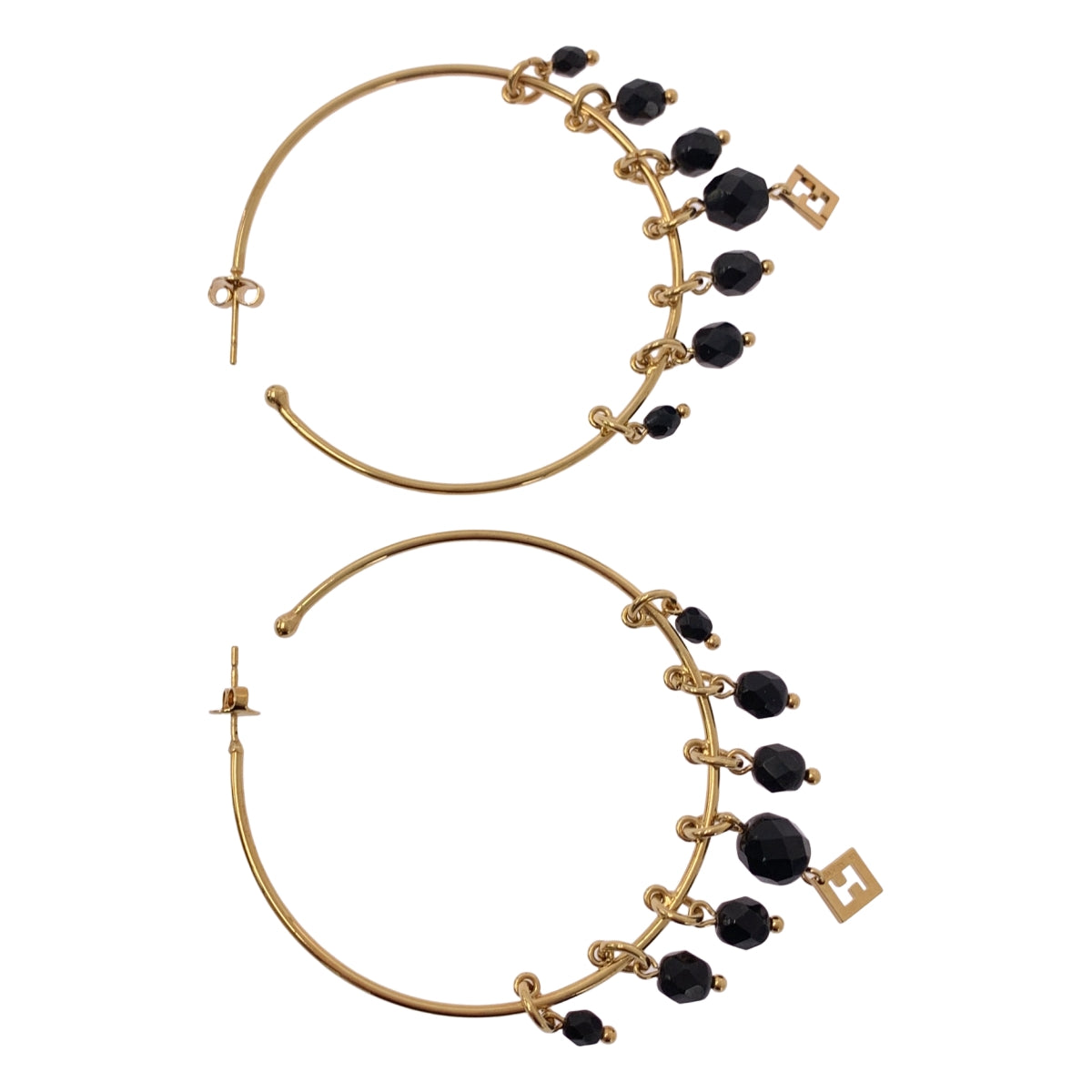 FENDI | 兩對 Zucca 標誌吊飾耳環組 |